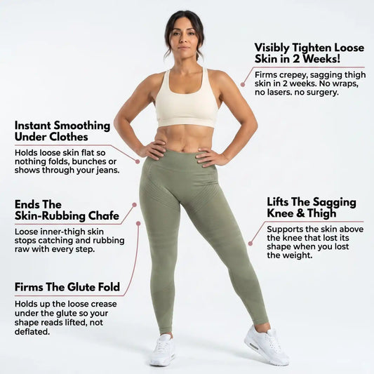 Cellumove USA 3D Legging: Holds Loose Skin Smooth, Lifted and Supported