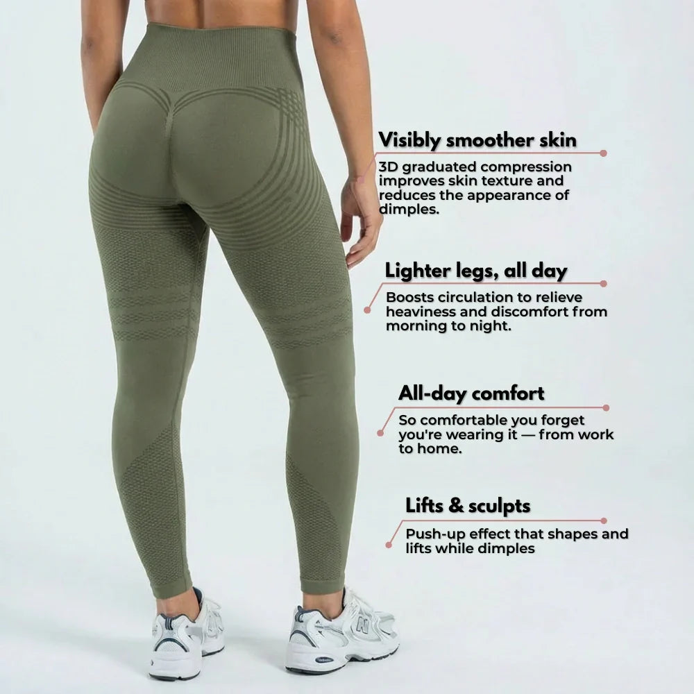Cellumove USA 3D Leggings - Army Green