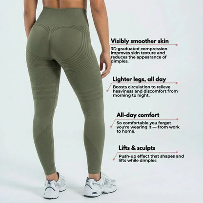 Cellumove USA 3D Leggings - Army Green