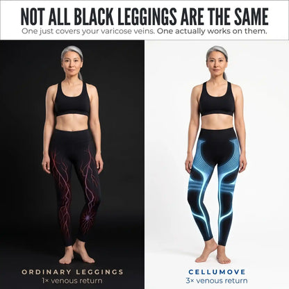 Cellumove USA 3D Coverage Legging: Varicose Veins Covered, All-Day Comfort