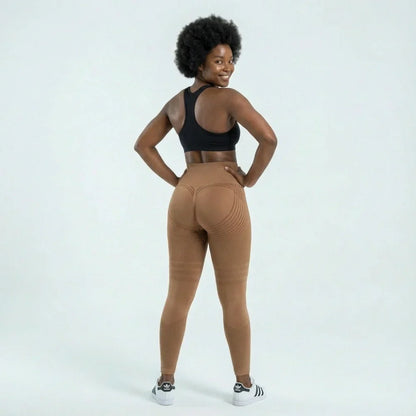 Cellumove USA 3D Leggings - Brown Coffee