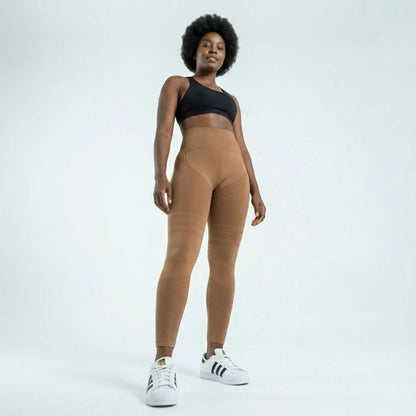 Cellumove USA 3D Leggings - Brown Coffee
