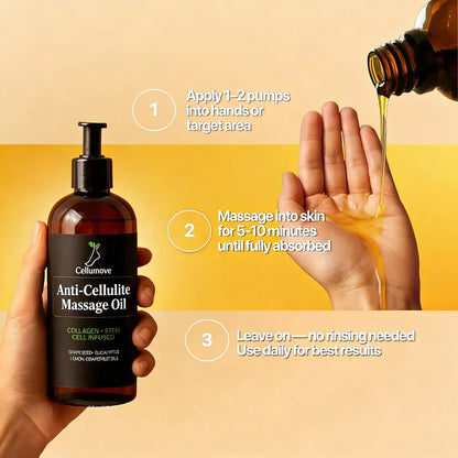 Anti-Cellulite Massage Oil 150ml - Cellumove USA™