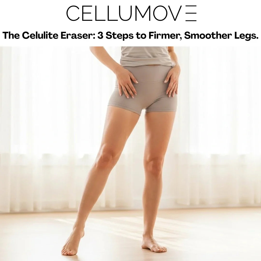 eBook: "The Cellulite Eraser: 3 Steps to Firmer, Smoother Legs."