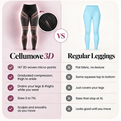 Cellumove USA 3D Legging – Redefine your silhouette effortlessly.
